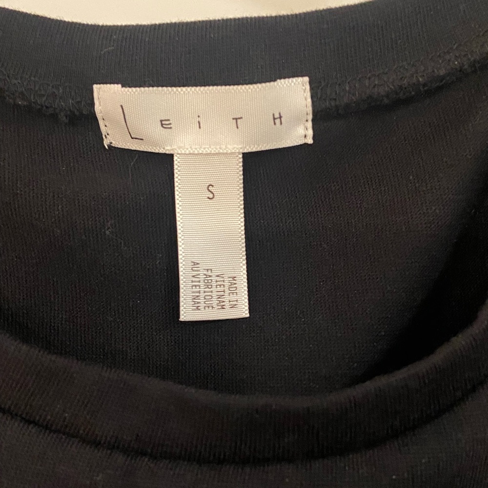 Nordstrom Leith Black Dress, NWT, small - Picture 7 of 8